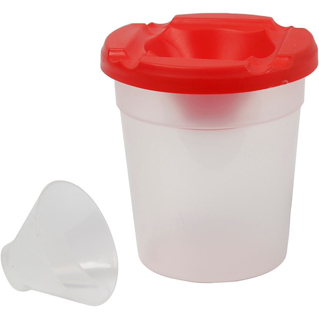 Non-Spill Paint Pot, H: 8,5 cm, dia. 8 cm, 250 ml