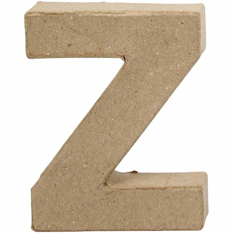 Letter, Z, H: 10 cm, W: 7,5 cm, thickness 1,7 cm