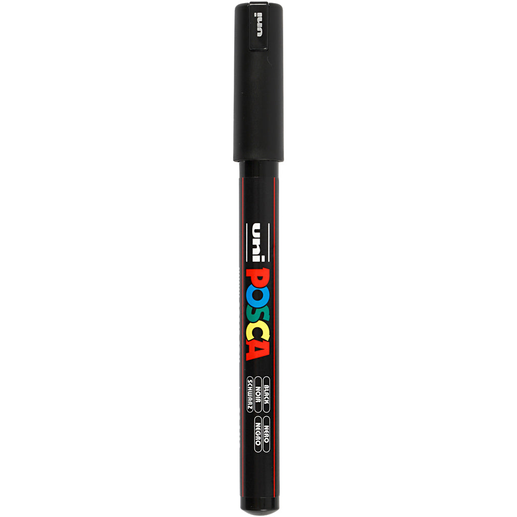 Posca Marker, no. PC-1MR, line 0,7 mm, extra-fine, black