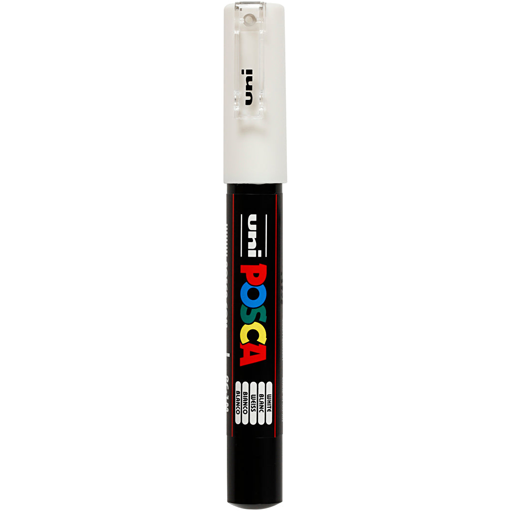 Posca Marker, no. PC-1M, line 0,7 mm, extra-fine, white