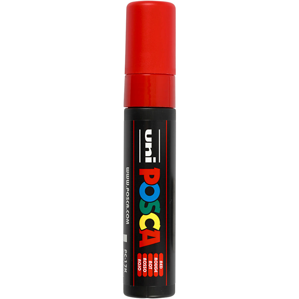 Posca Marker, no. PC-17K, line 15 mm, extra broad, red