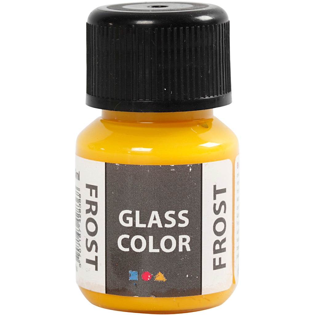 Glass Color Frost, yellow, 30 ml/ 1 bottle