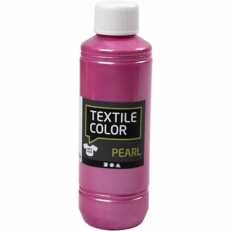 Textile Color, mother of pearl, cyclamen, 250 ml/ 1 bottle