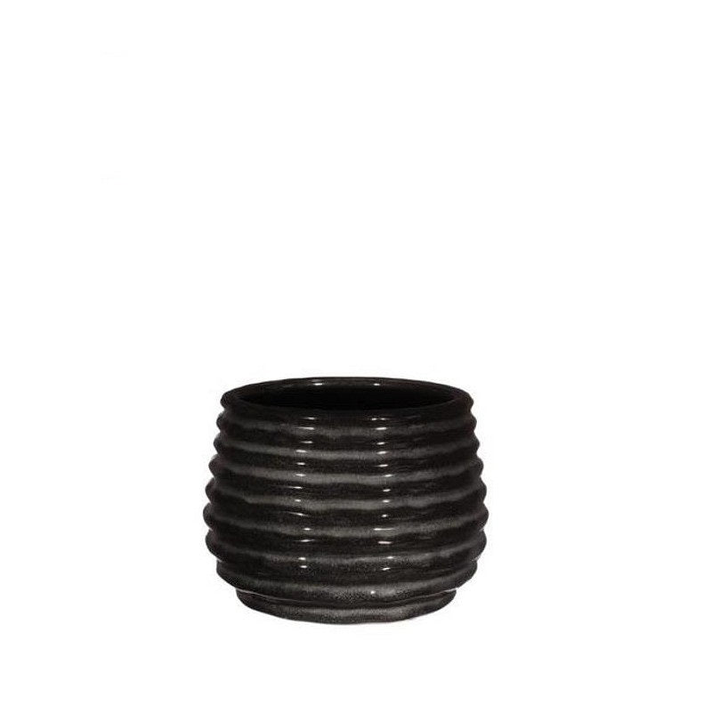 Pot Black Anthracite Rise Ø6,5 x h: 8 cm (12 Pcs)