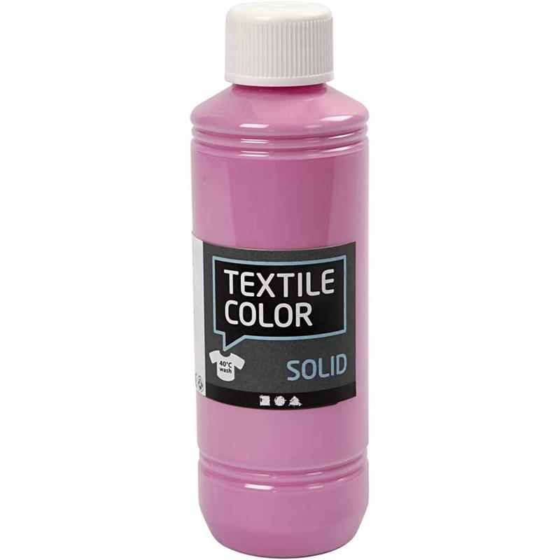 Textile Solid, opaque, pink, 250 ml/ 1 bottle