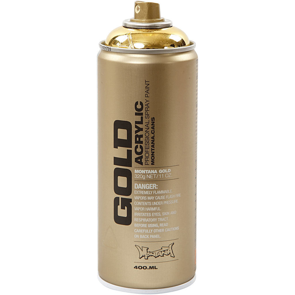 Spray paint, gold, 400ml