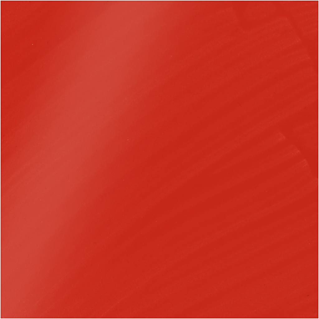 Art Acrylic, semi-glossy, transparent, cadmium red, 500 ml/ 1 bottle