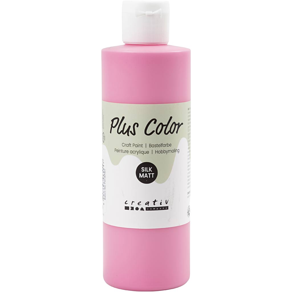 Plus Color Craft Paint, fuchsia, 250 ml/ 1 bottle
