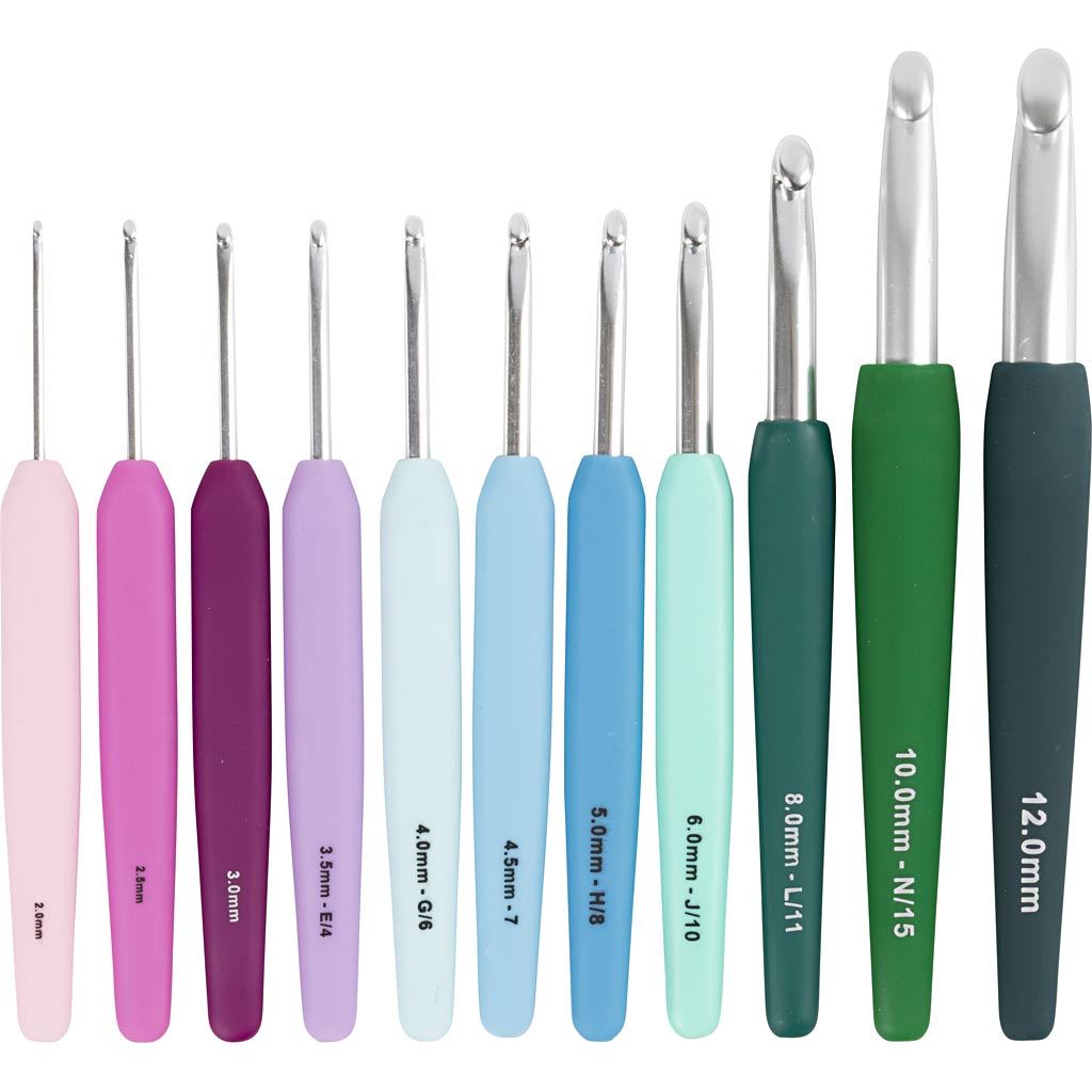 Crochet Hook, 11 pc