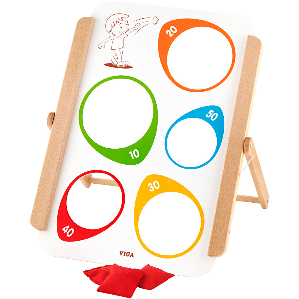 VIGA wooden frame for bean bag toss, size 34,5x44,5 cm