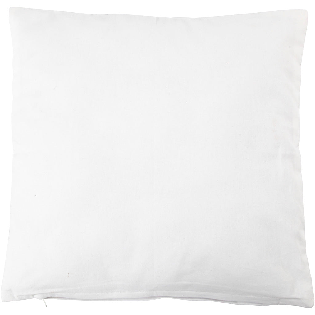 Pillowcase, size 40x40 cm, 145 g, white, 1pc/ 1 pc