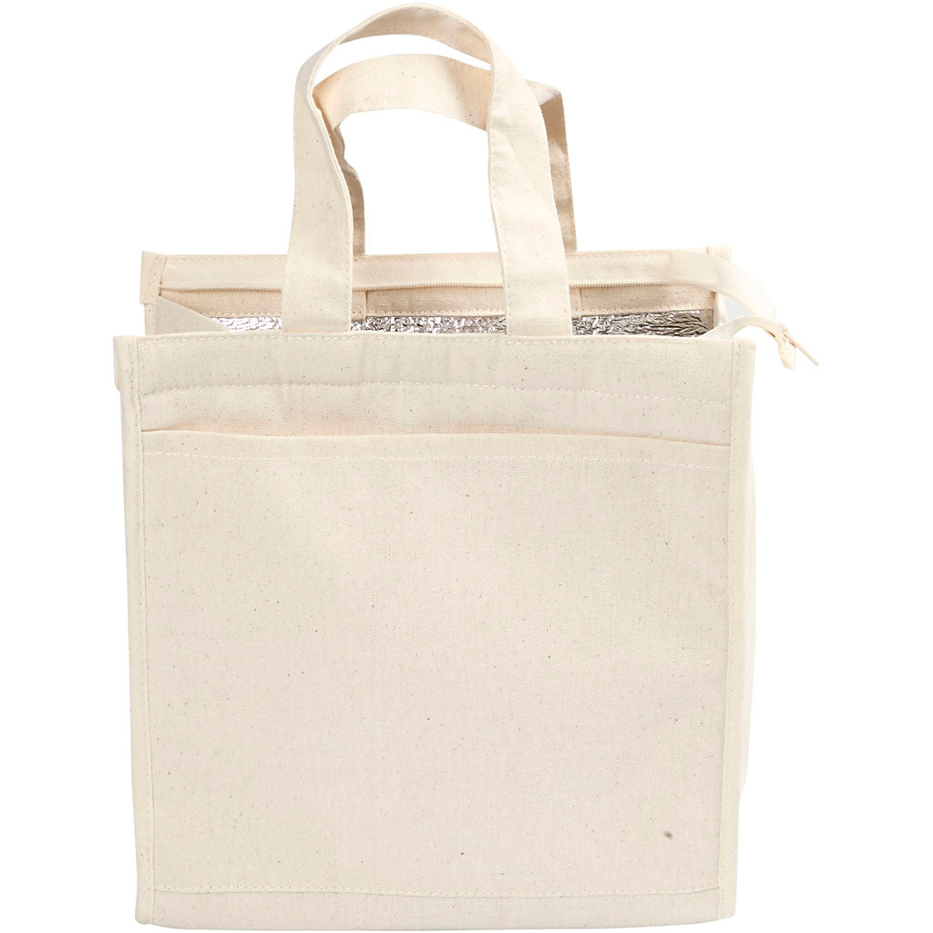 Cooler, size 25x24x12 cm, 220 g, light natural