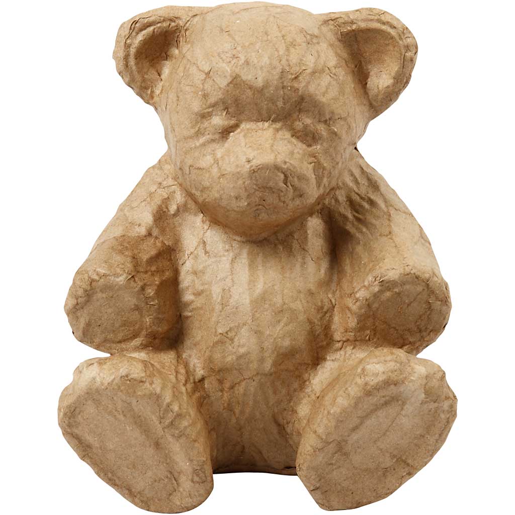 Bear, H: 18 cm, L: 15 cm