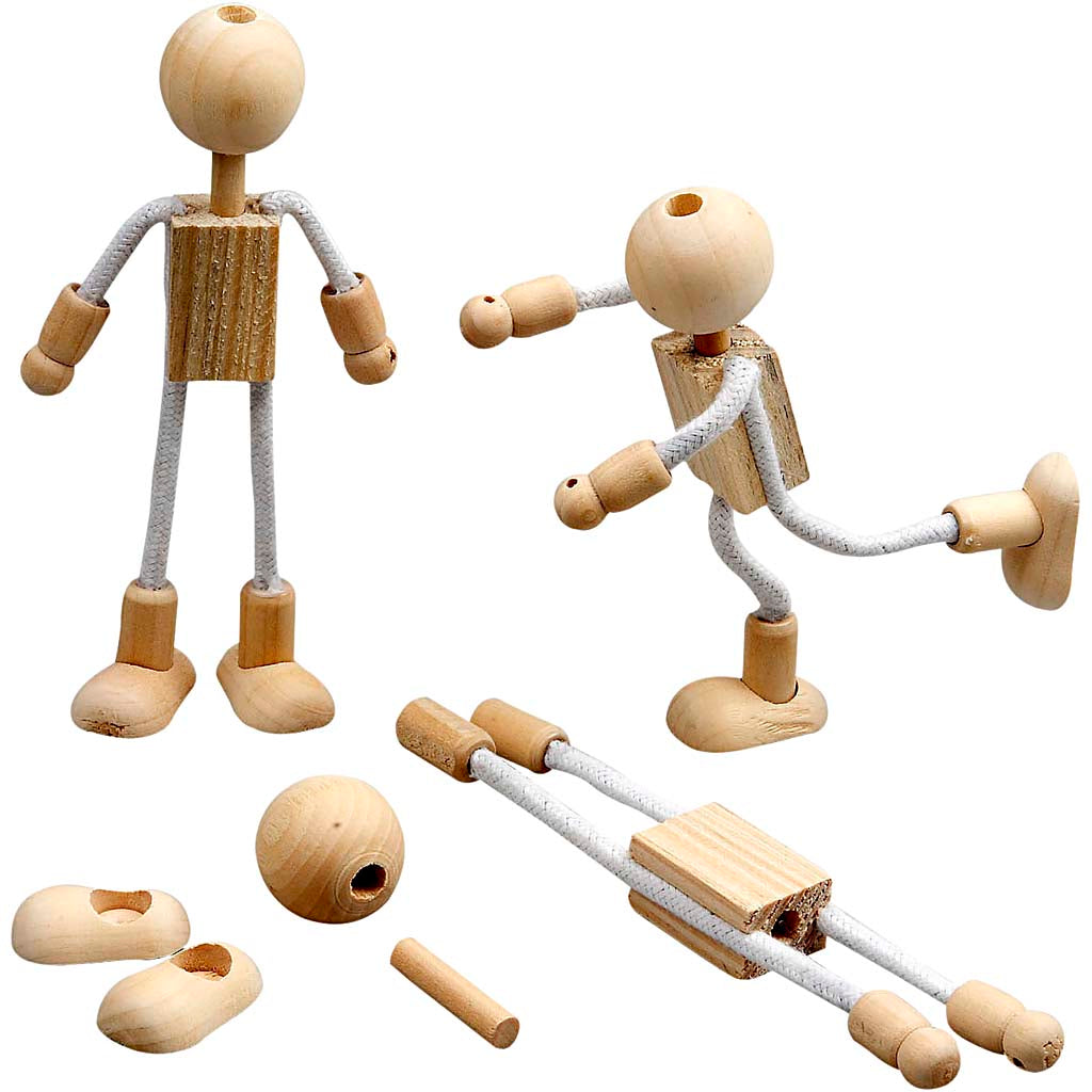 Flexi Figures, H: 12 cm, 4 set