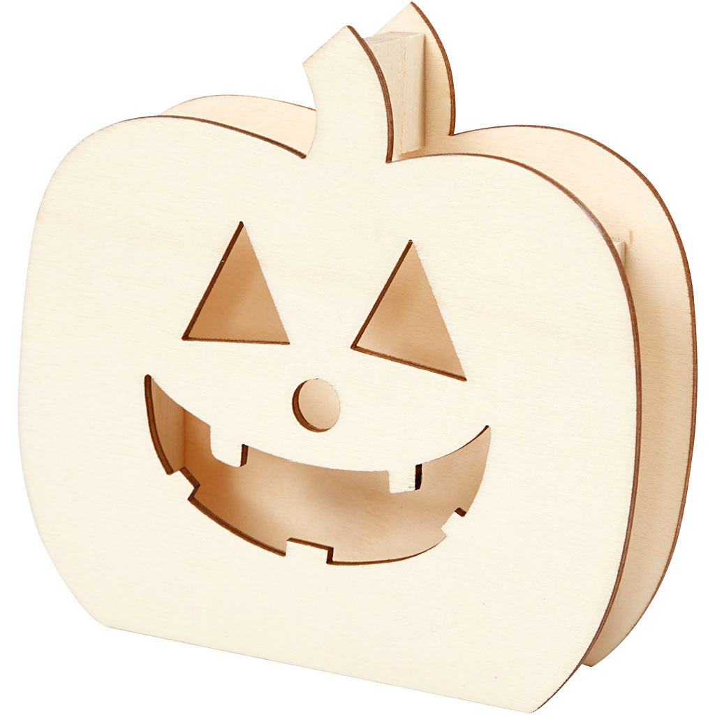 Skull, Pumpkin head, H: 13 cm, D. 3 cm, W: 13,5 cm