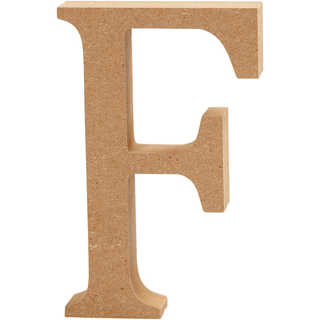 Letter, F, H: 13 cm, thickness 2 cm
