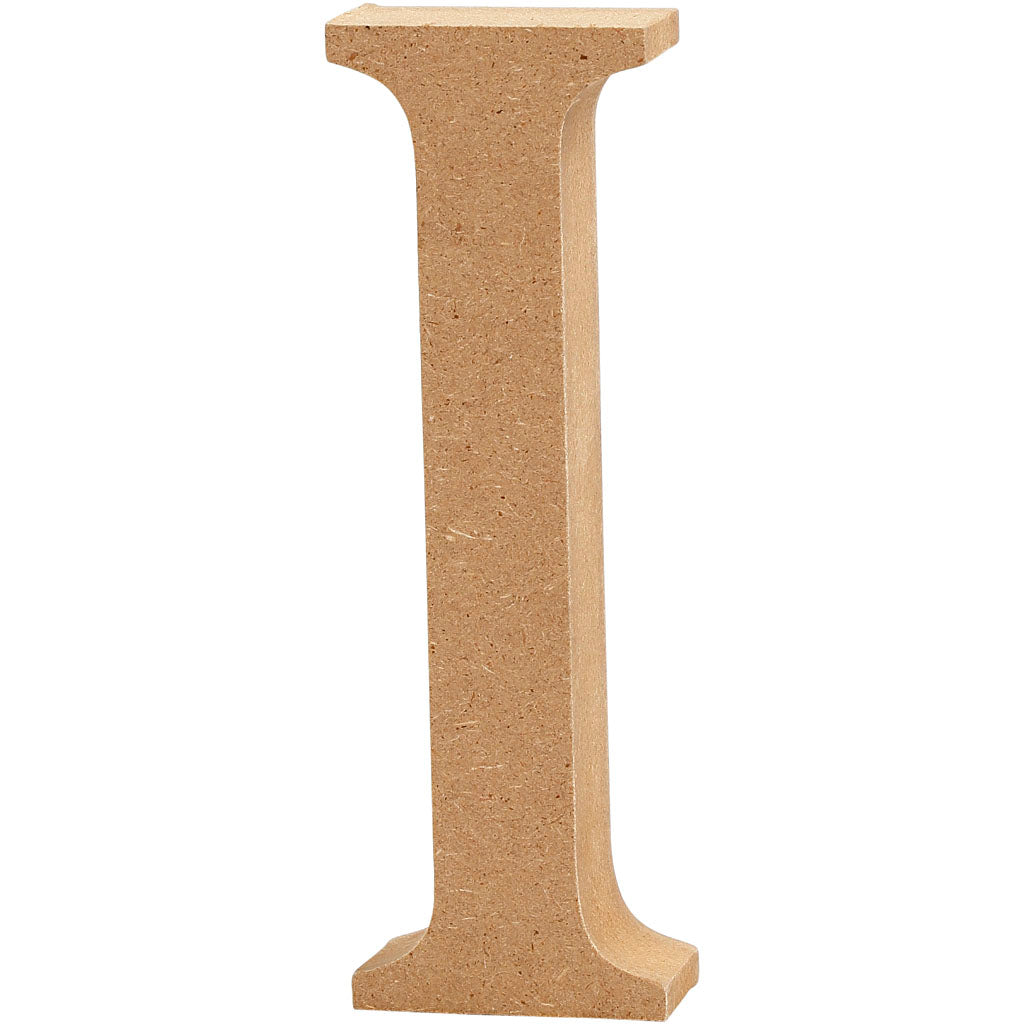 Letter, I, H: 13 cm, thickness 2 cm