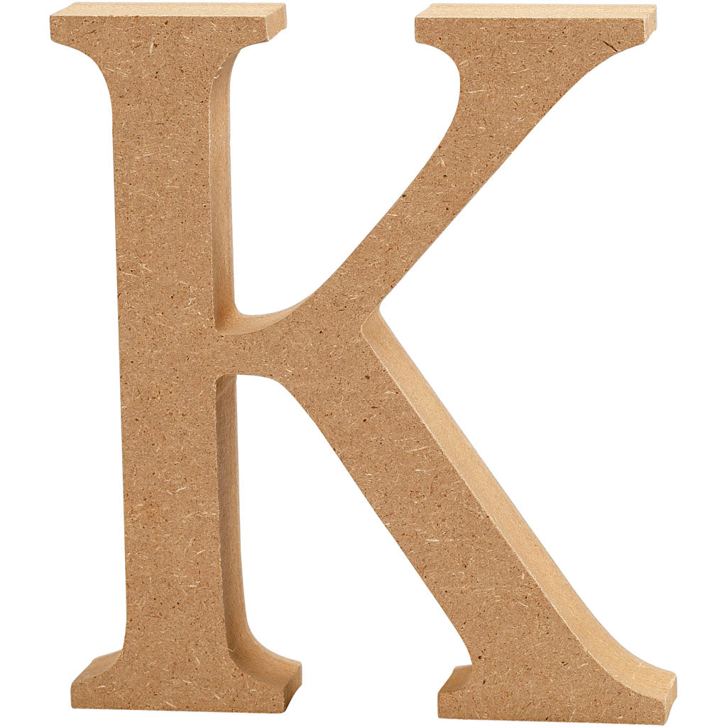 Letter, K, H: 13 cm, thickness 2 cm