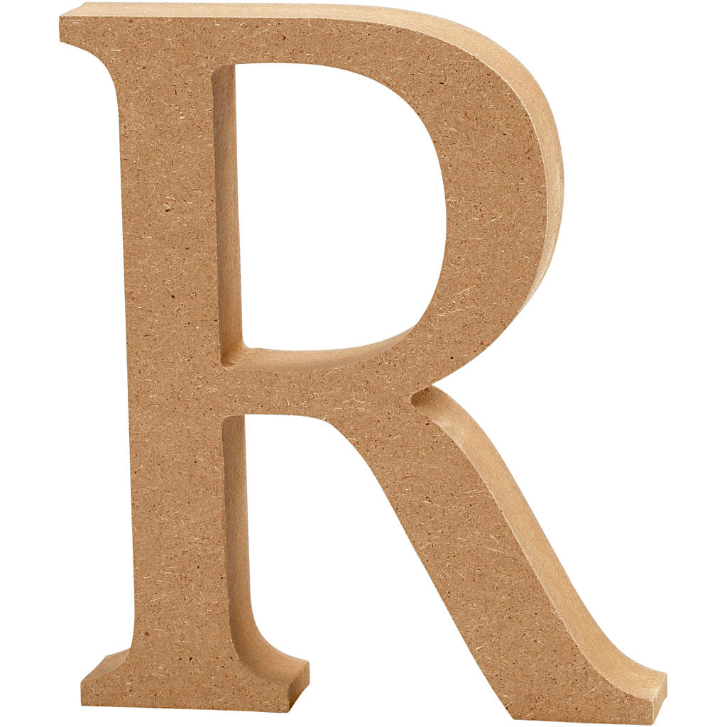 Letter, R, H: 13 cm, thickness 2 cm