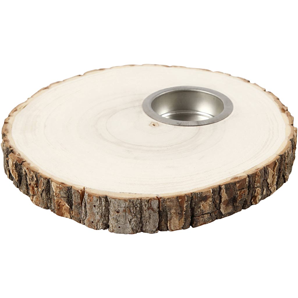 Tea Light Candle Holder, dia. 14-16 cm, thickness 19 mm