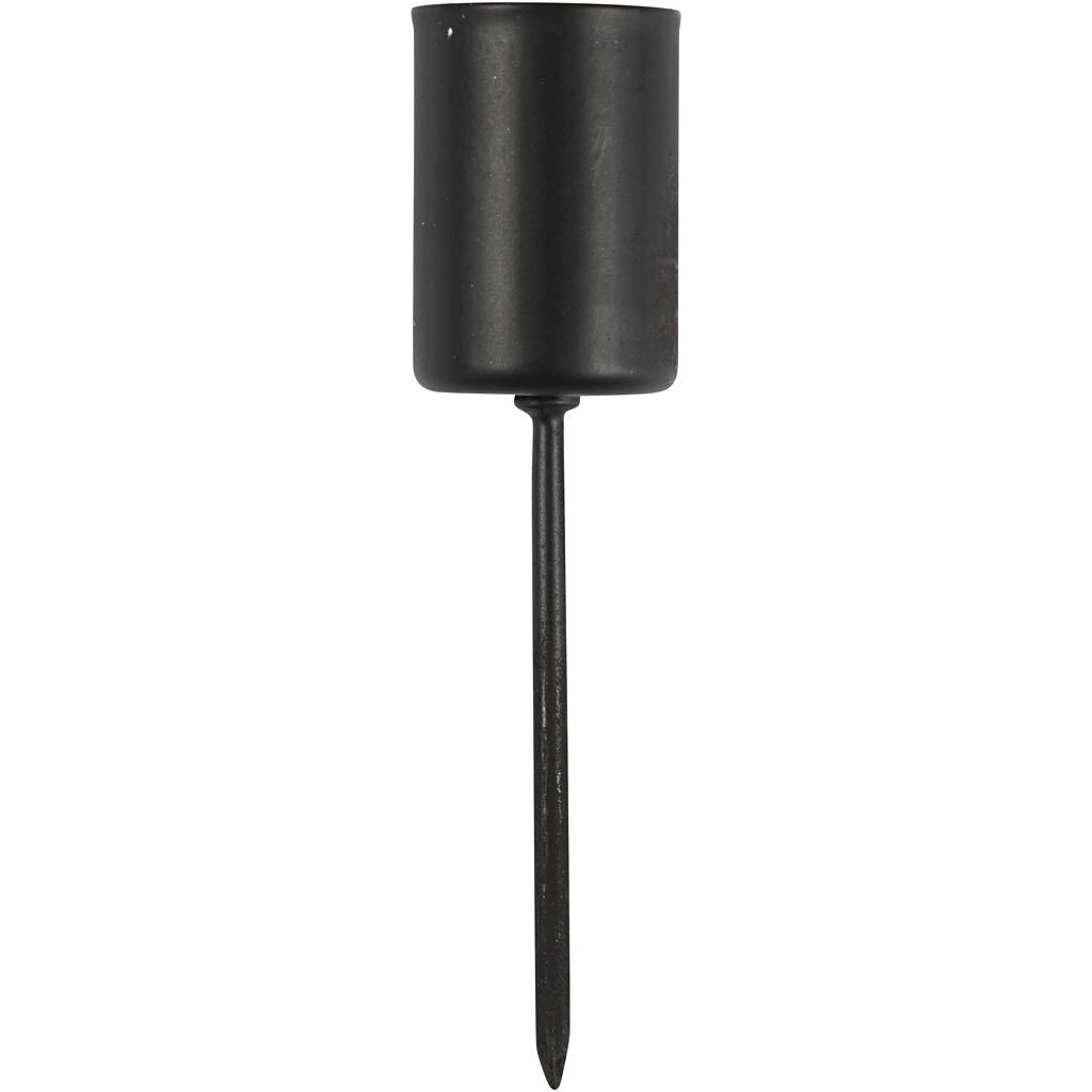 Candle holder, H: 9,5 cm, dia. 22,5 mm, 4 pc