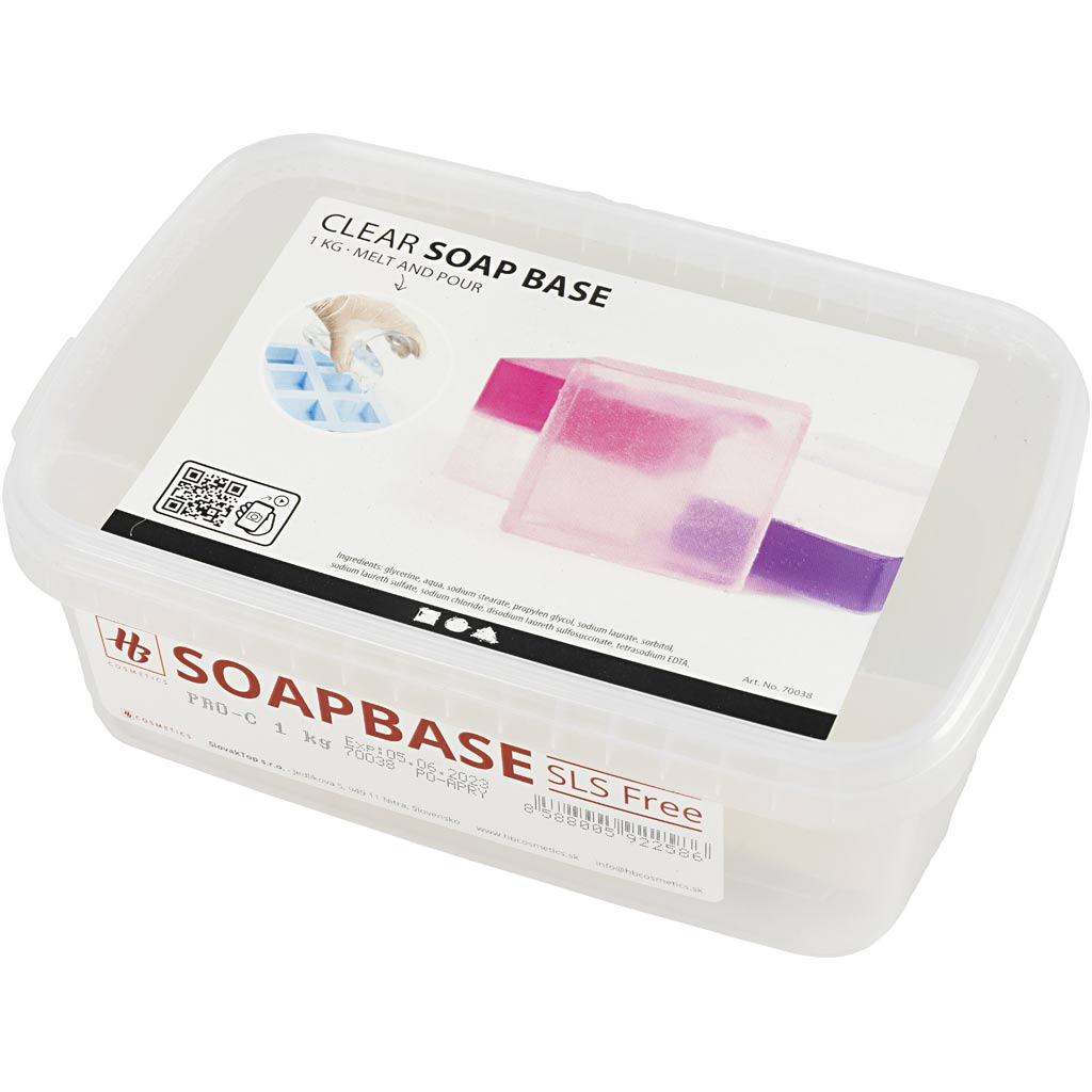 Clear Soap Base, clear, 1 kg