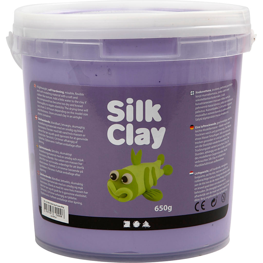 Silk Clay®, purple, 650 g/ 1 bucket