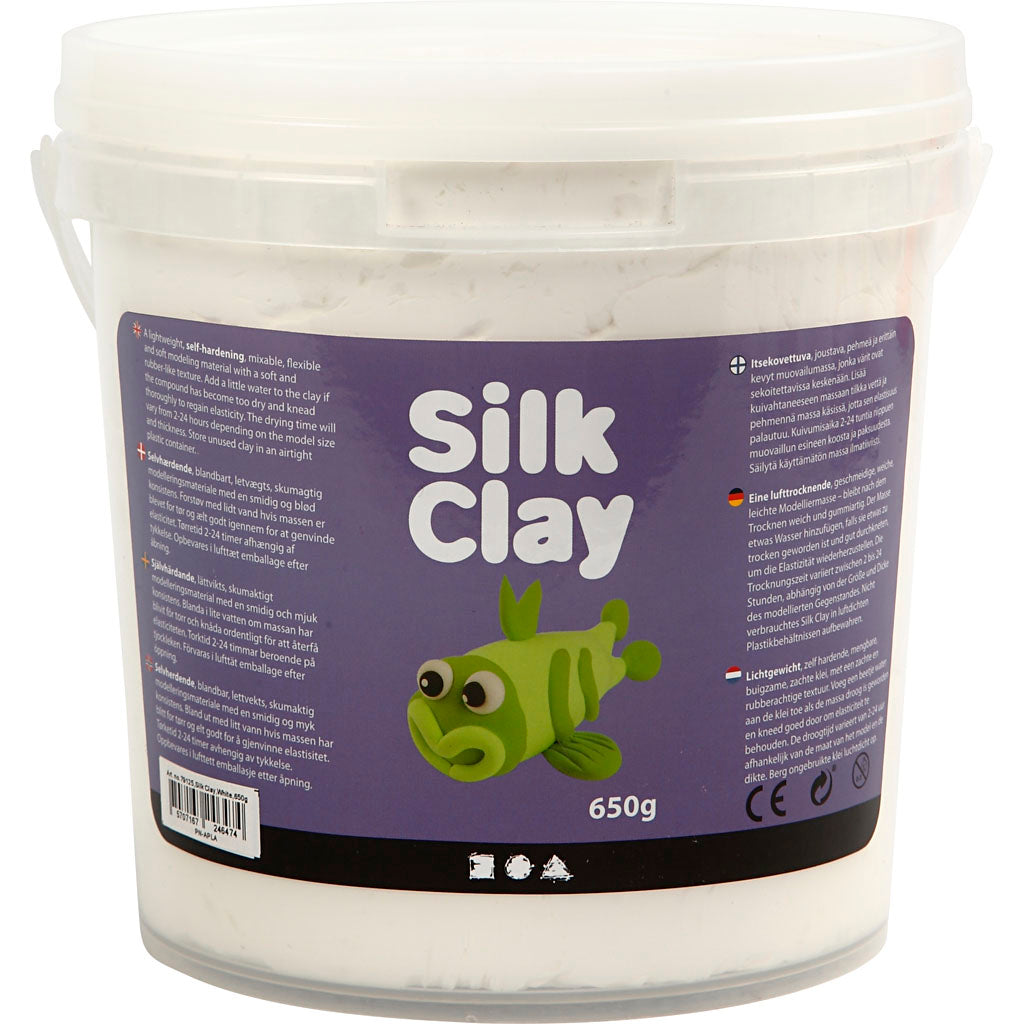Silk Clay®, white, 650 g/ 1 bucket