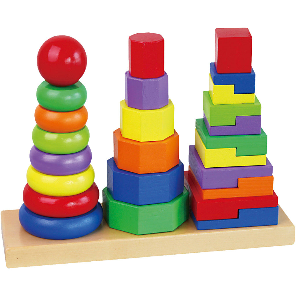 VIGA geometric stacking tower, size 28x21x9 cm