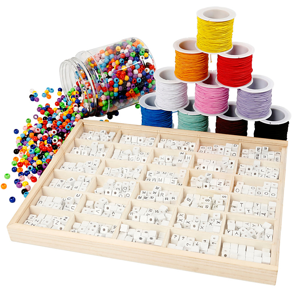 Group Craft Kit Letter Bead Bracelet