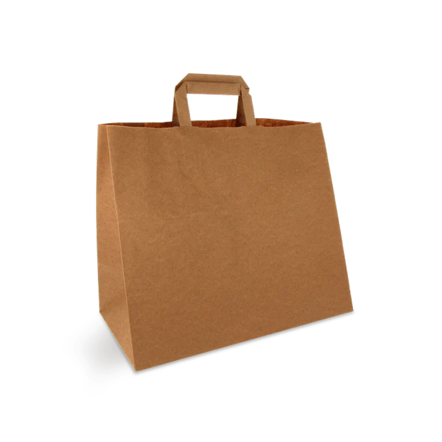 Carrier Bags Paper 32x17x27cm Brown (250 pcs)