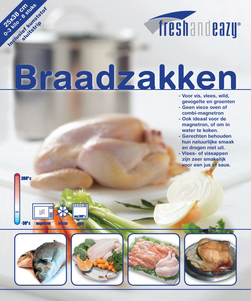 Oven bags for chicken 25x38cm (8 bags)