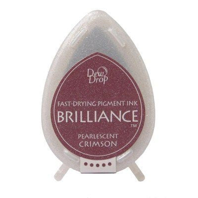 Ink Pads Brilliance Dew drops Pearlescent Crimson (1 pc)
