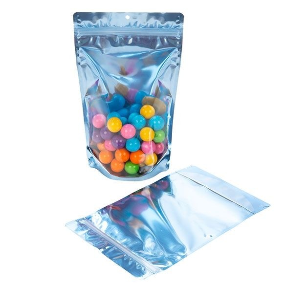 Stand Up Pouches Transparent/Blue 17.1x8.9x28.6cm | 340 grams