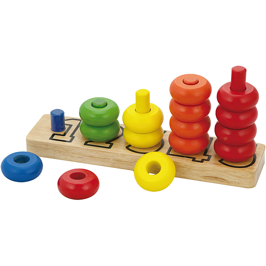 VIGA counting board, size 25x12x6 cm