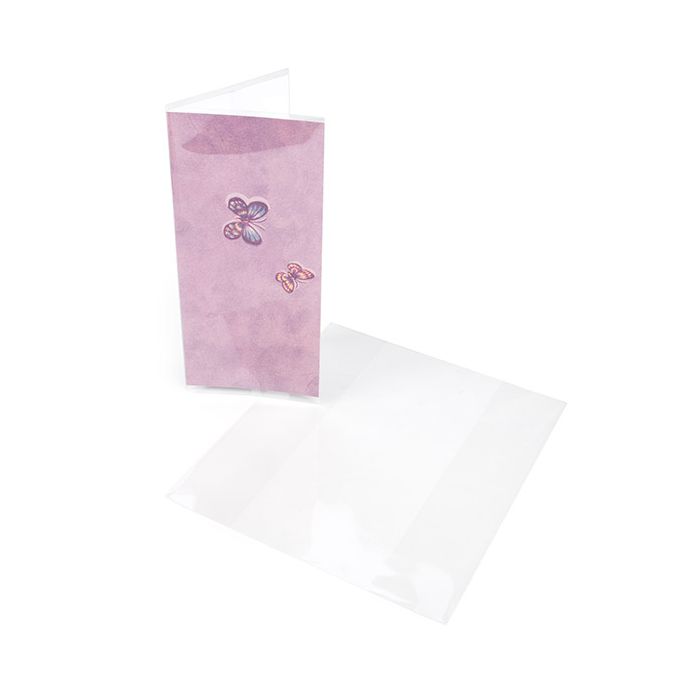 Crystal Clear Card Jackets 17,1x19,4 cm