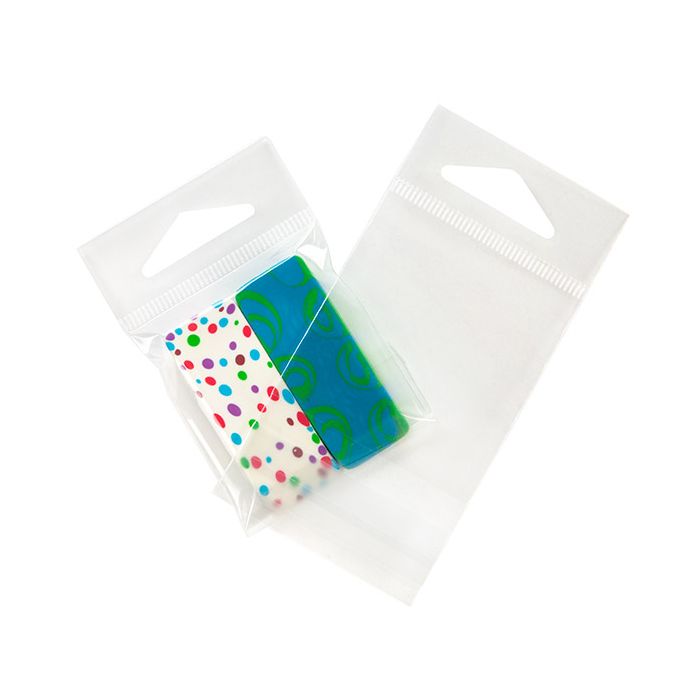 Headerbags 5.1x5.1cm laminated and Reclosable (500 pieces)