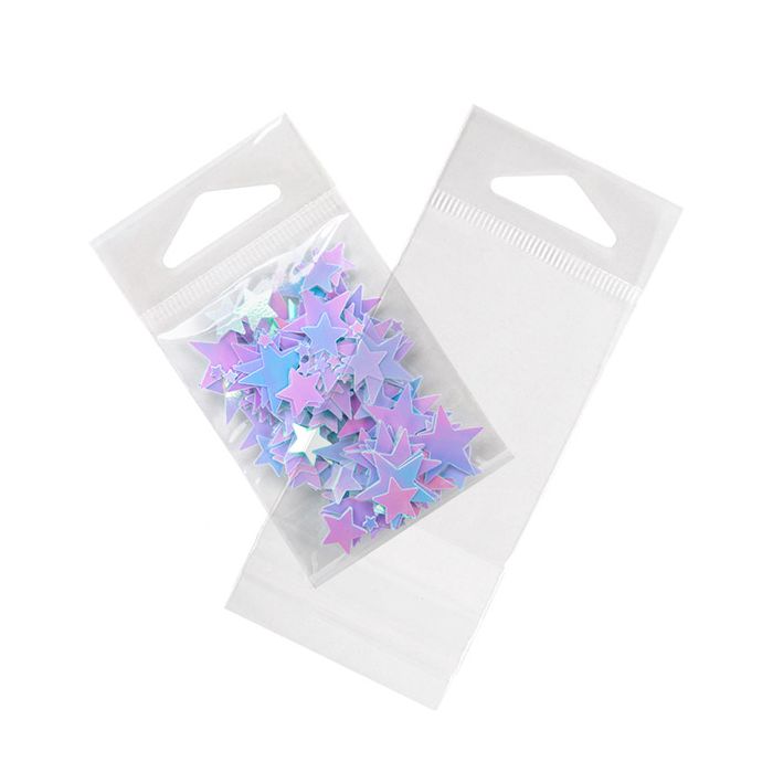 Headerbags 5.1x6.4cm Reclosable and Crystal Clear (500 pieces)
