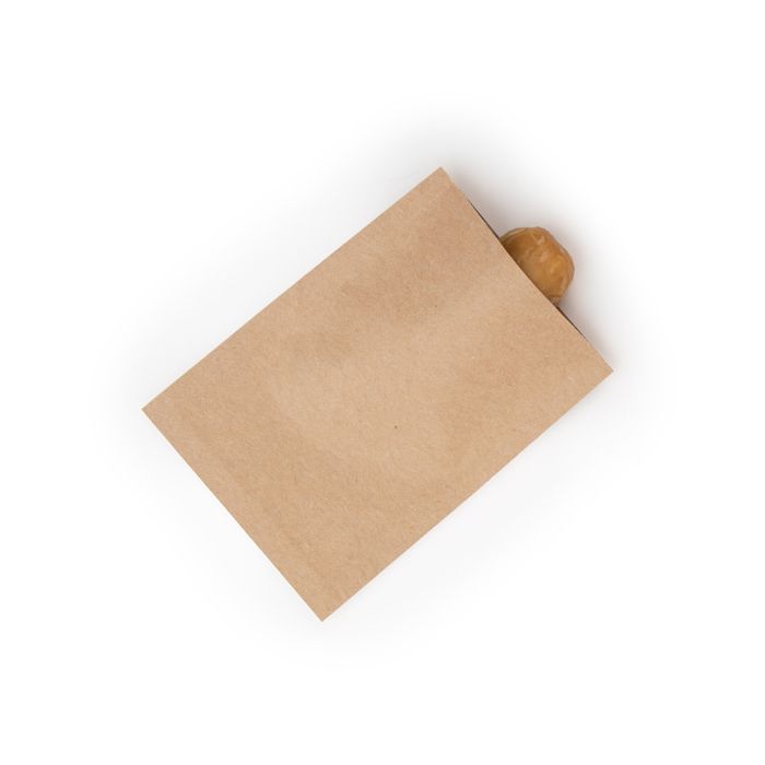 Kraft Single Use Child Resistant Bags 6,5 x 9 cm
