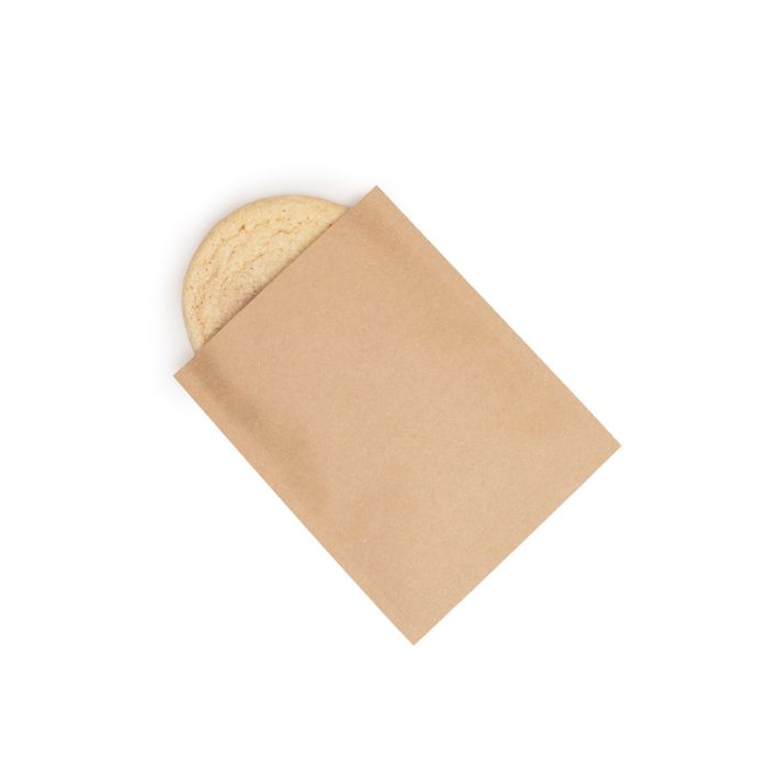Single Use Child Resistant Bags Kraft 10,2x12,7cm