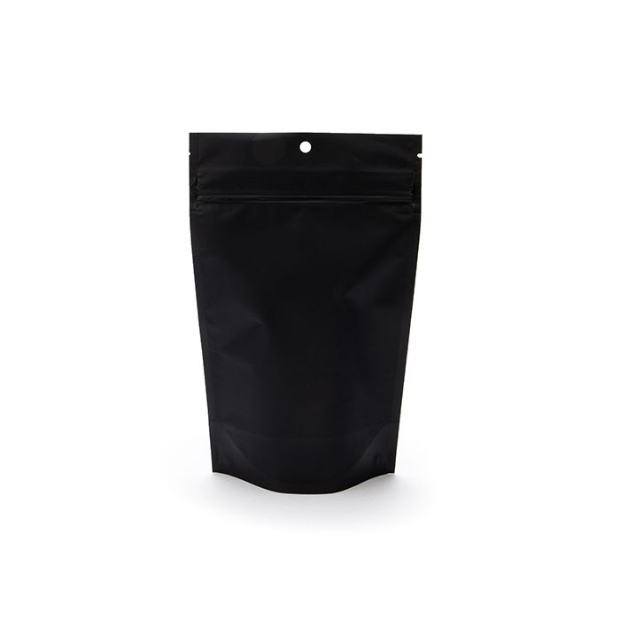 Child Resistant Pouch Bags Matte Black 13x6,4x20,6cm