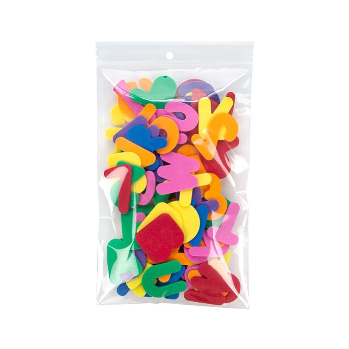 Grip Seal Bags with Hang and Vent-hole 12.5x20.5cm Crystal Clear PP 50 micron