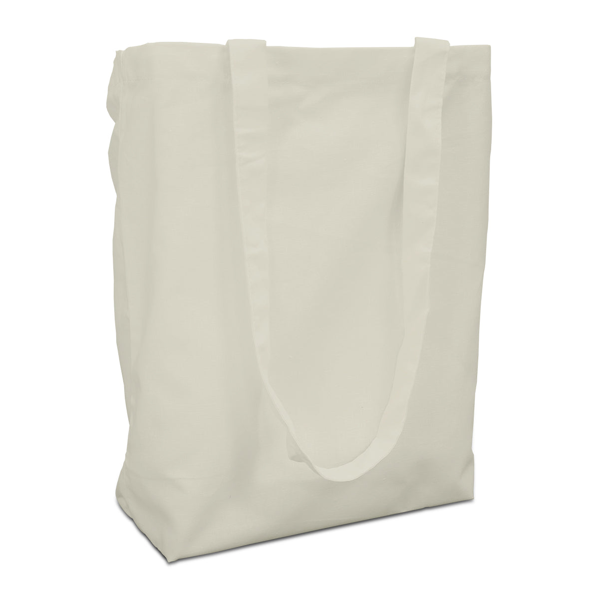 Cotton carrier bags 38x42cm with handle ecru 38x42cm (250 pcs.)