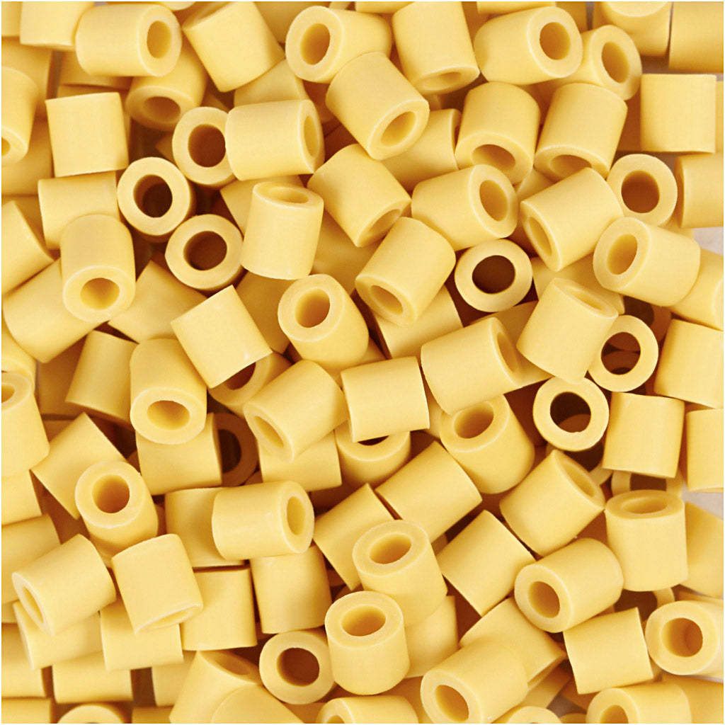 NABBI BioBeads, size 5x5 mm, hole size 2.5 mm, medium, yellow, 3000 pc