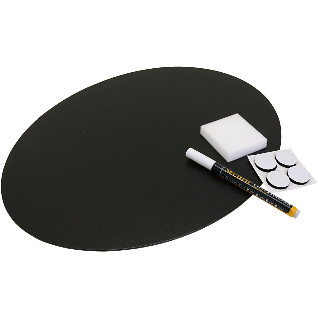 Outdoor Board, Oval, size 47x32x0,3 cm