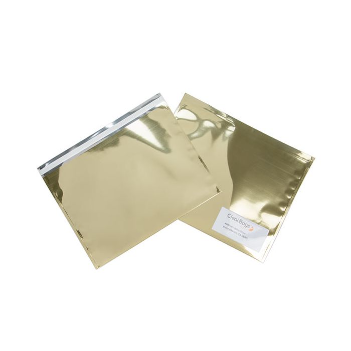 Metallic Gold Glamour Mailer + Window 30,5 x 23 cm