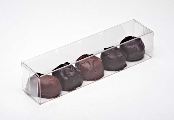 Plastic Gift Boxes for Chocolates 3.5x3.7x15.9cm Food Safe