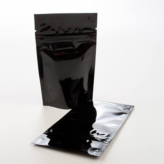 Stand Up Pouches Black 8x5x13cm | 28 grams