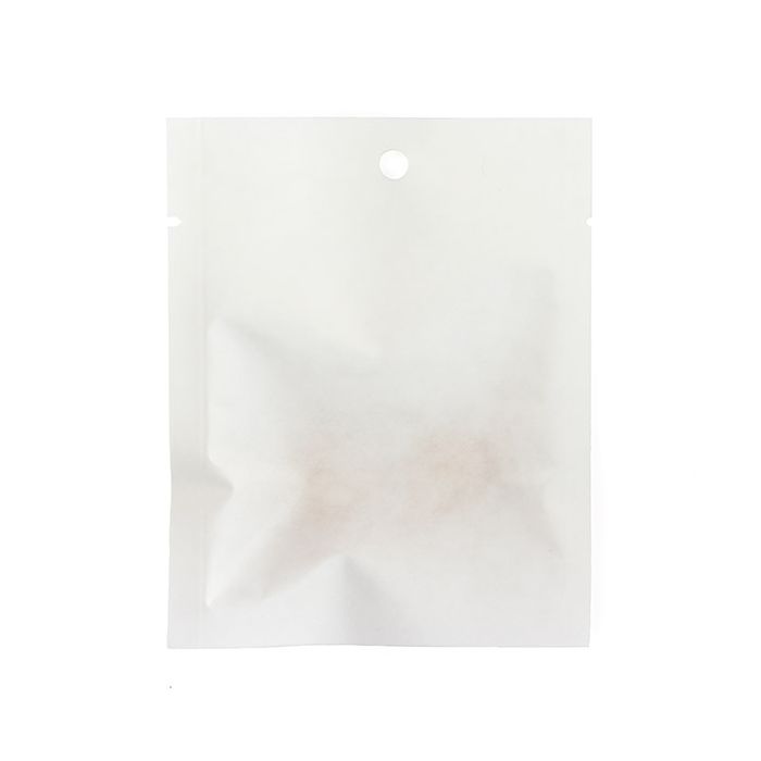 Kraft Bags White Eco-fiendly 7,6x10,2 cm Sealable