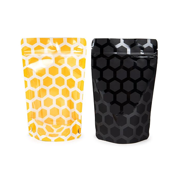 Stand Up Pouches Honeycomb 13x7.9x20.6 cm